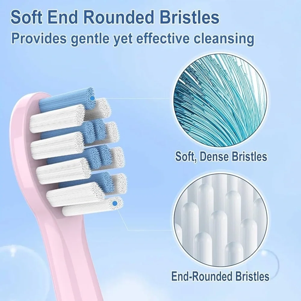 New : valuabletry  8 Pack Kids Replacement Brush Heads